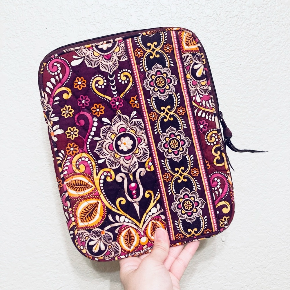 Vera Bradley SAFARI SUNSET Med Tablet Sleeve iPad Zip Case Book Cover 8 X 10